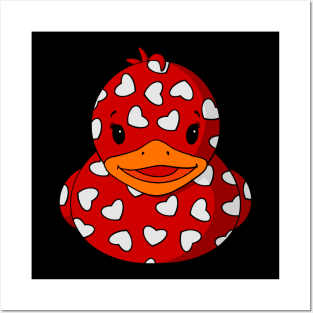 Valentine Rubber Duck Posters and Art